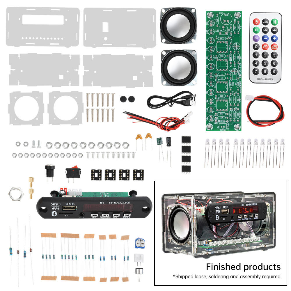 Diy Electronics Kits For Kids - JQ-D017BT Radio Electronic Kit Bluetooth Speaker