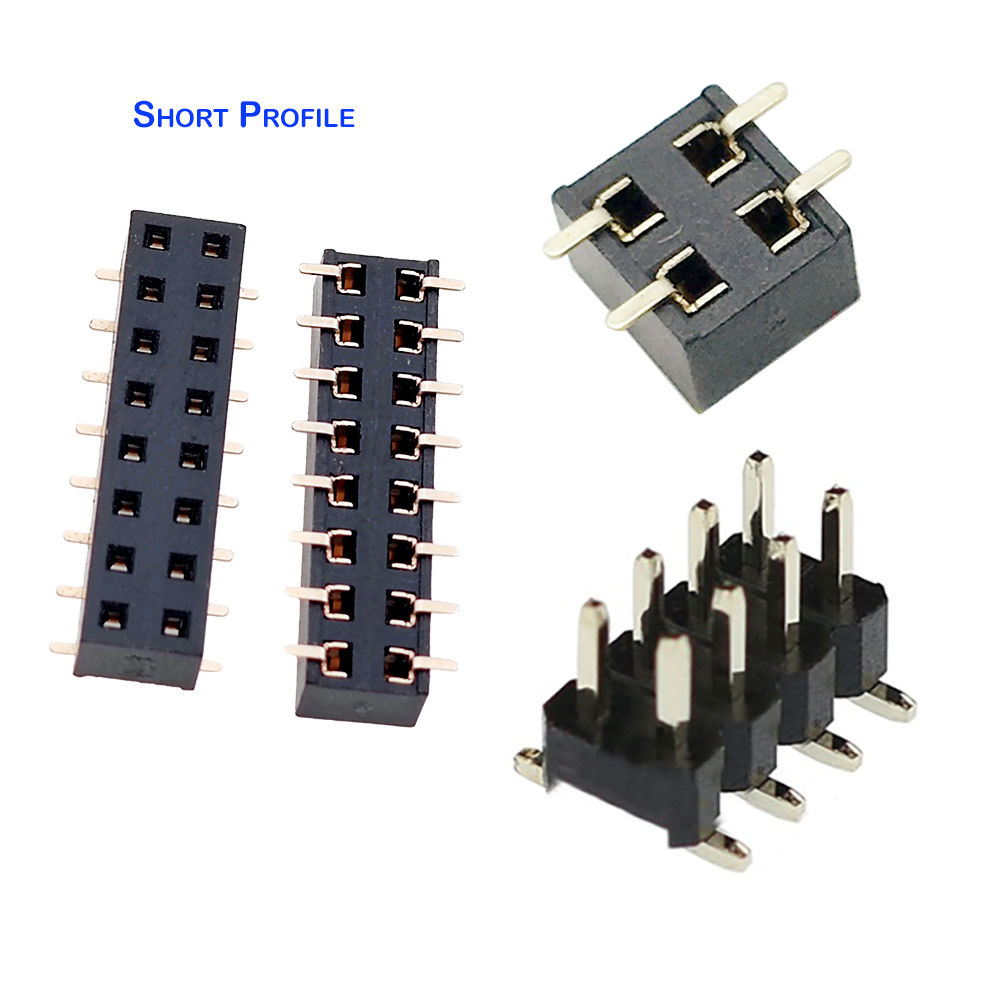 Male Female Header Pin - 20pcs 2.54mm PH3.5 2x3P/5P/10P-40P Double Row