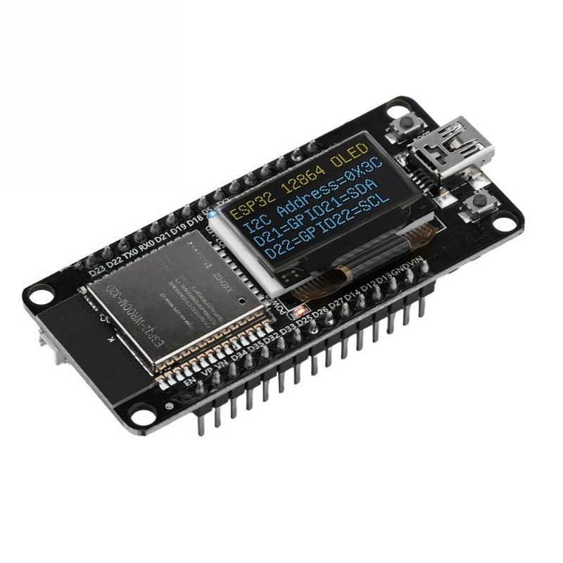 ESP32 ESP-WROOM-32D WIFI Devel - Oled Display Module ulasan dan harga