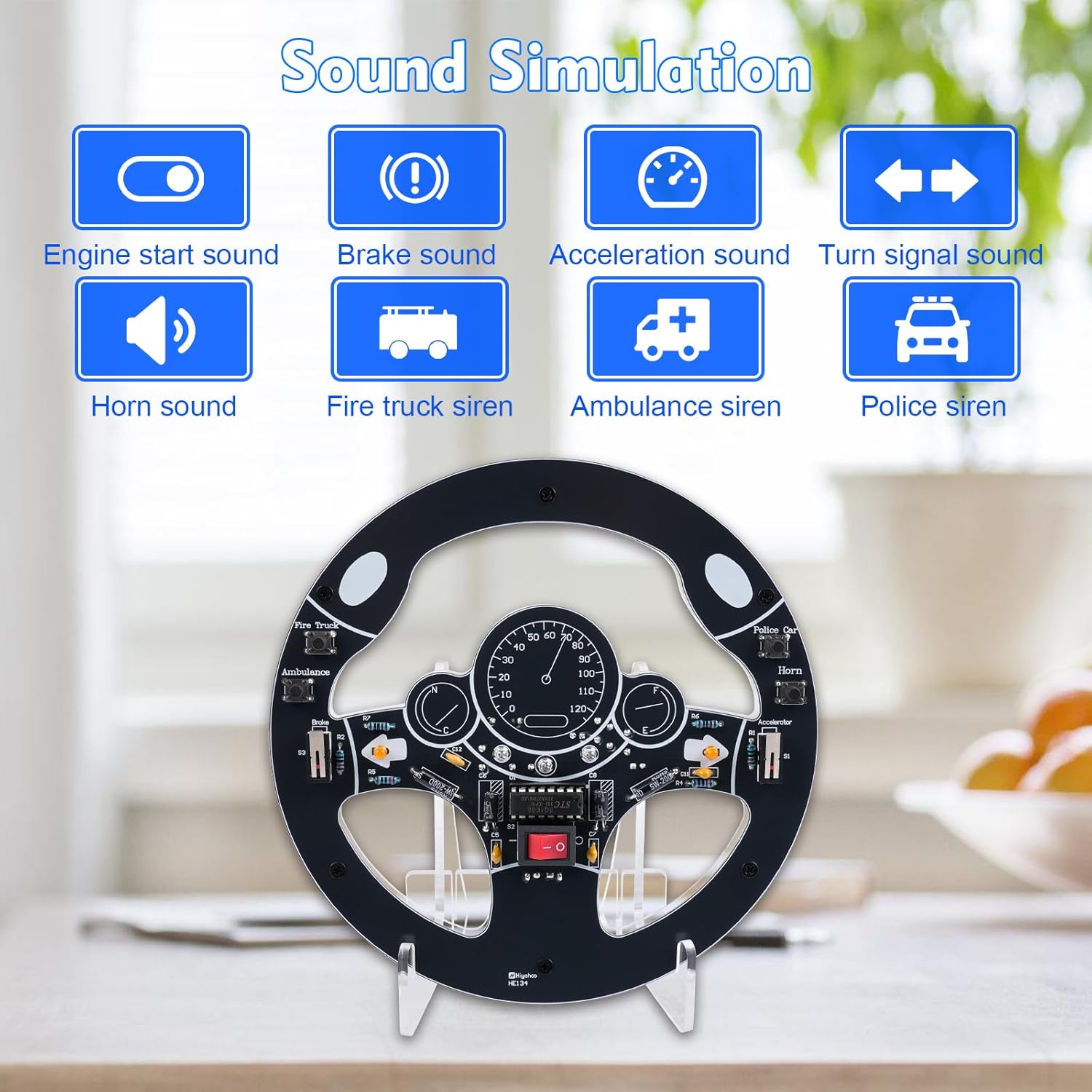 Car Steering Wheel DIY Solderi - Diy Electronics Kits For Kids ulasan dan harga