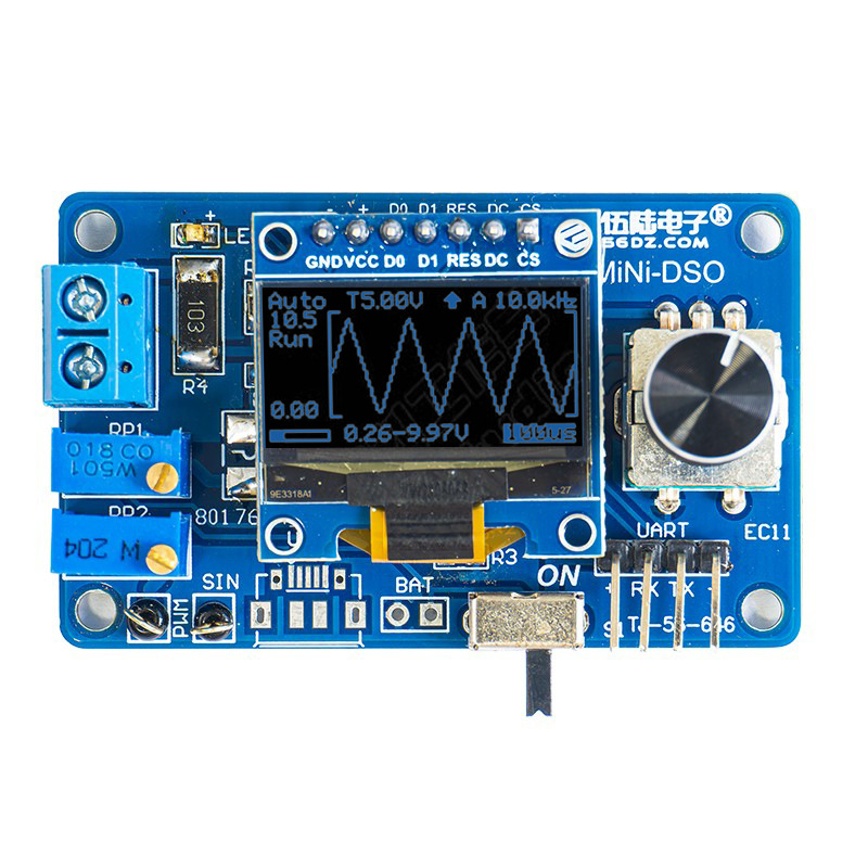 Mini DOS LCD oscilloscope kit  - Oscilloscope Dso Mini ulasan dan harga