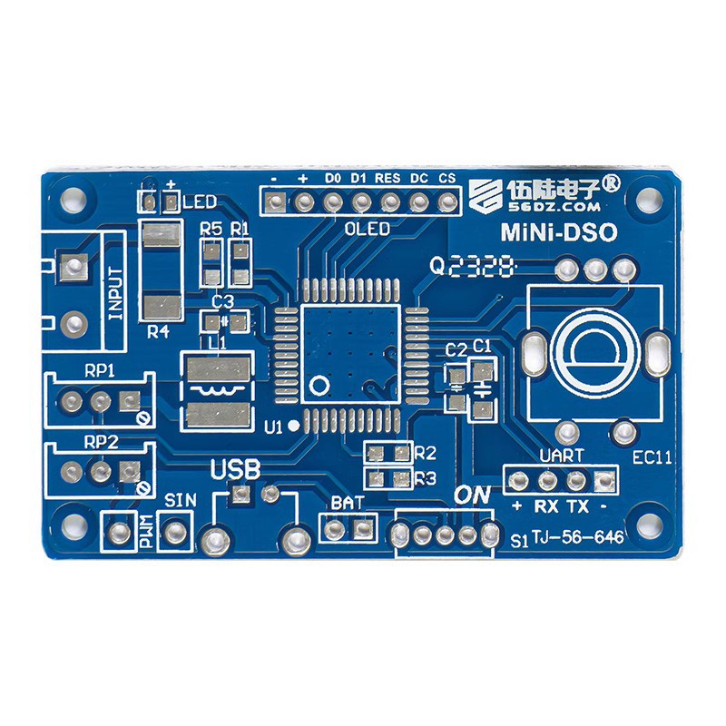 Mini DOS LCD oscilloscope kit  - Oscilloscope Dso Mini ulasan dan harga