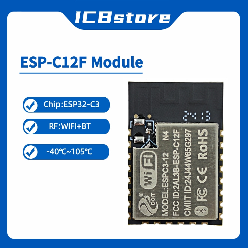 ESP32-C3 Series Module ESP-C12 - Esp32 Wifi Bluetooth ulasan dan harga