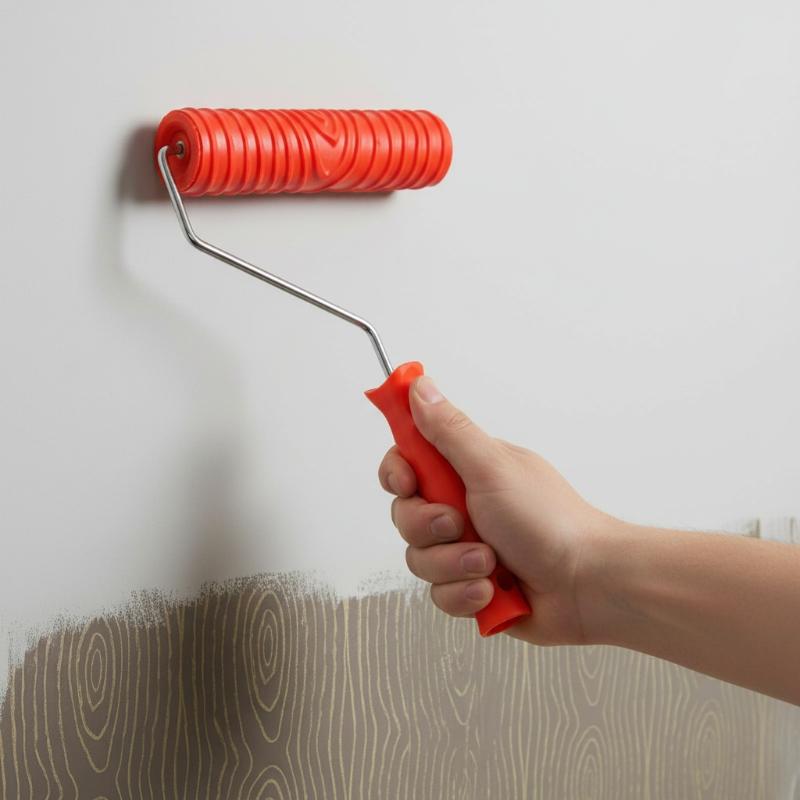 Embossed Paint Roller Wear Res - Diy Electronics Components ulasan dan harga