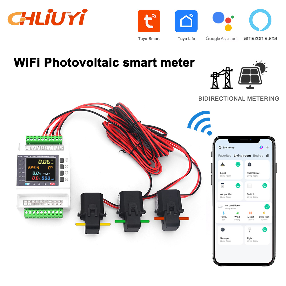 Tuya WiFi Smart Energy Meter B - Diy Electronics Store ulasan dan harga