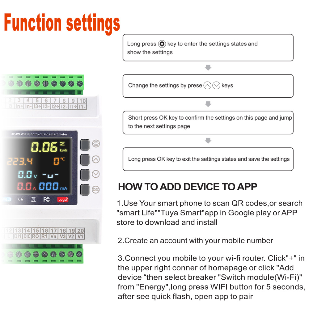 Tuya WiFi Smart Energy Meter B - Diy Electronics Store ulasan dan harga