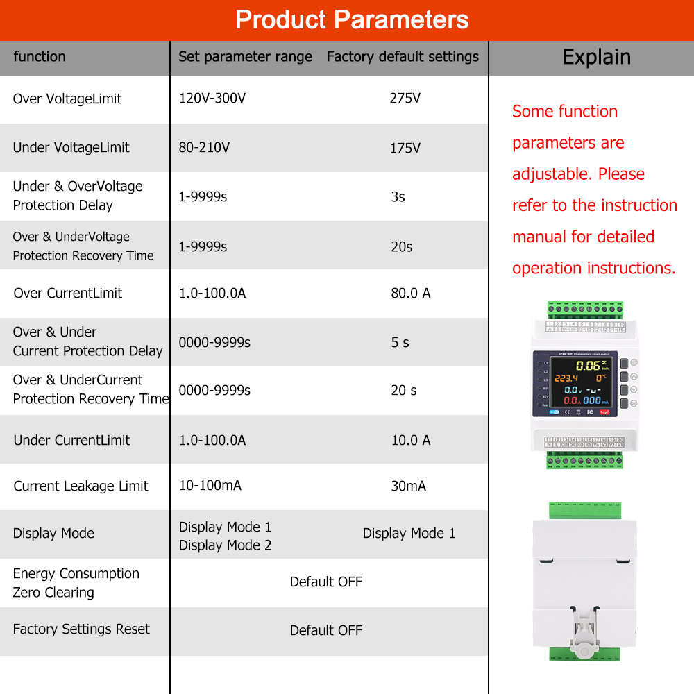 Tuya WiFi Smart Energy Meter B - Diy Electronics Store ulasan dan harga