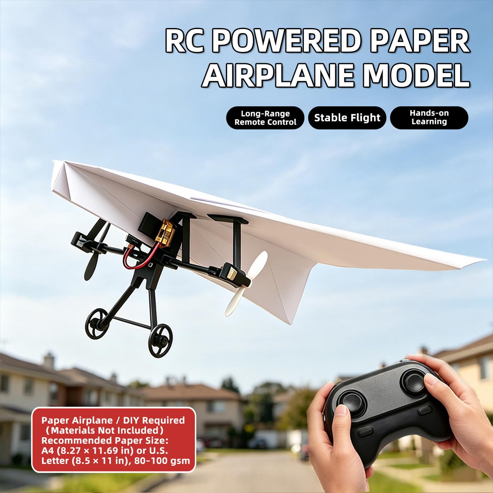 DIY RC Paper Airplane Kit Plan - Diy Kit Elektronik ulasan dan harga