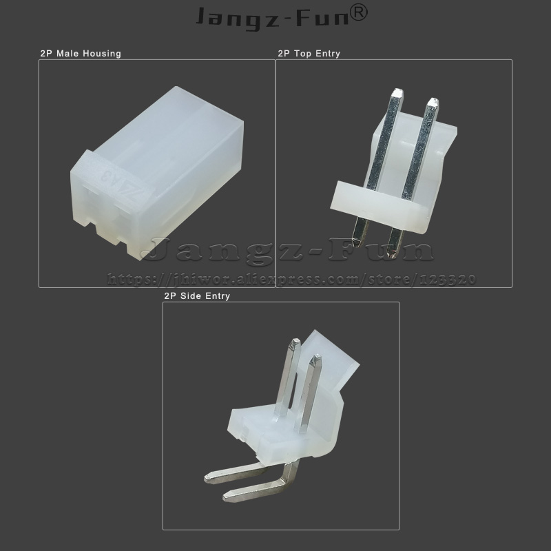 50pcs 2P CH 3.96 Plug 3.96mm M - Male Female Header Pin ulasan dan harga