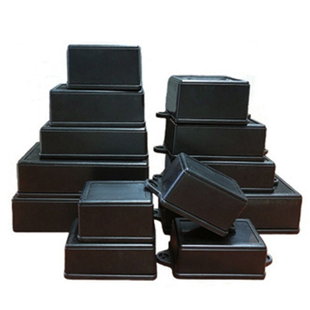 Black DIY ABS Plastic Electron - Diy Electronics Projects ulasan dan harga