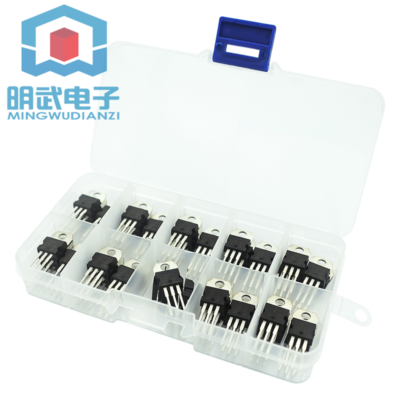 10 Kinds X5PCS  L7805/L7806/L7 - Lm317 Voltage Regulator ulasan dan harga