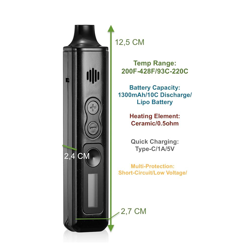 Anix Taurus Dry Herb Vaporizer - Diy Vape Electronics ulasan dan harga