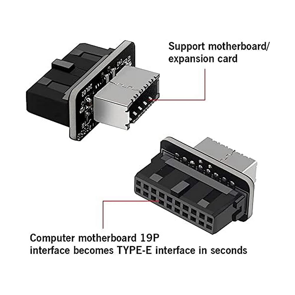 USB 3.0 19/20Pin to Type E Ada - Male Female Header Pin ulasan dan harga