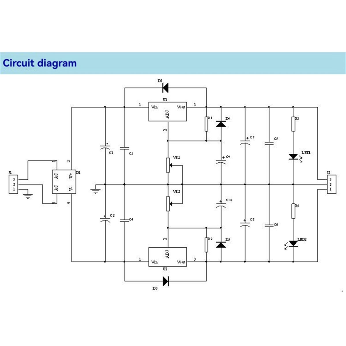 A49T LM317 LM337 Positive and  - Lm317 Voltage Regulator ulasan dan harga