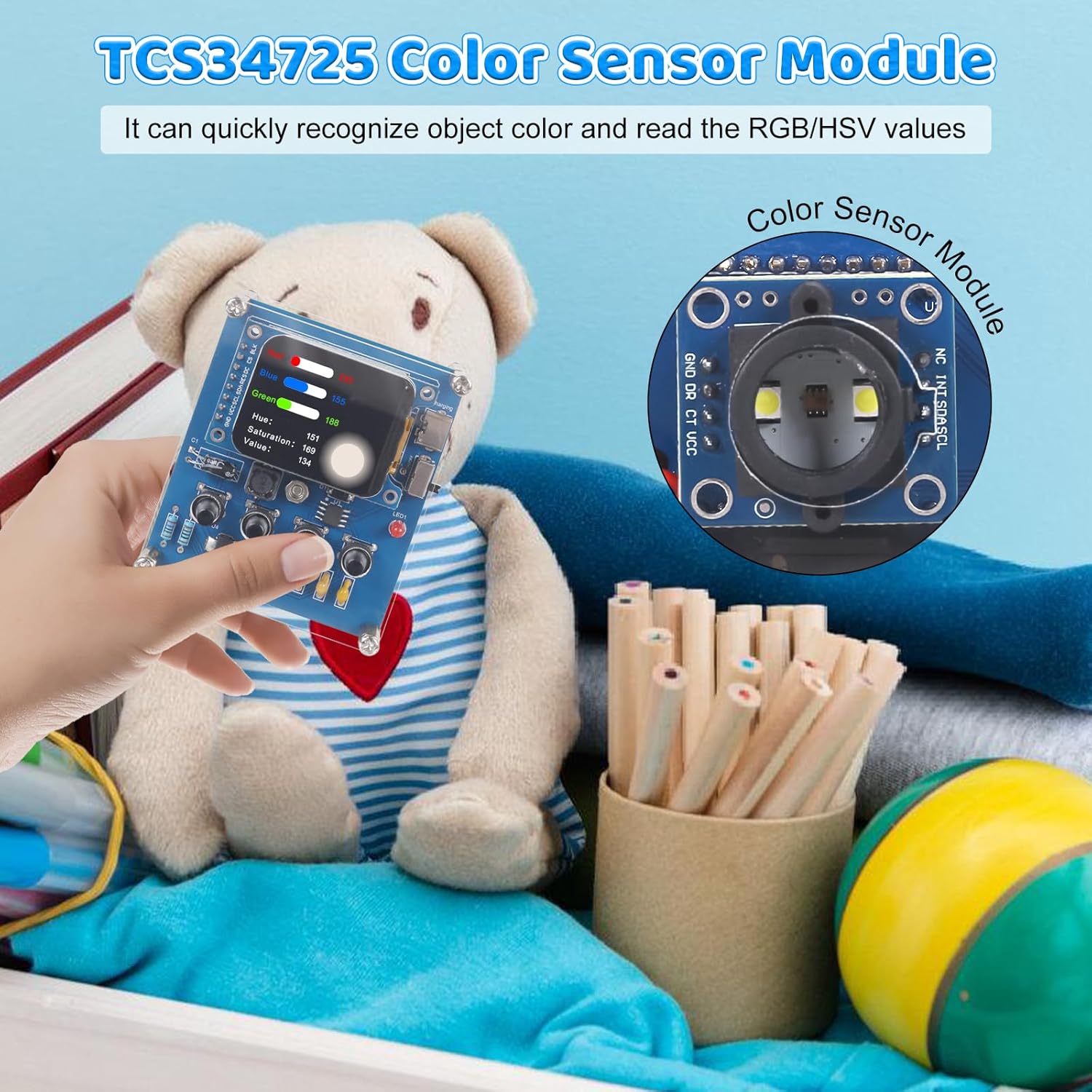 DIY Color Recognition Solderin - Diy Electronics Kits For Kids ulasan dan harga