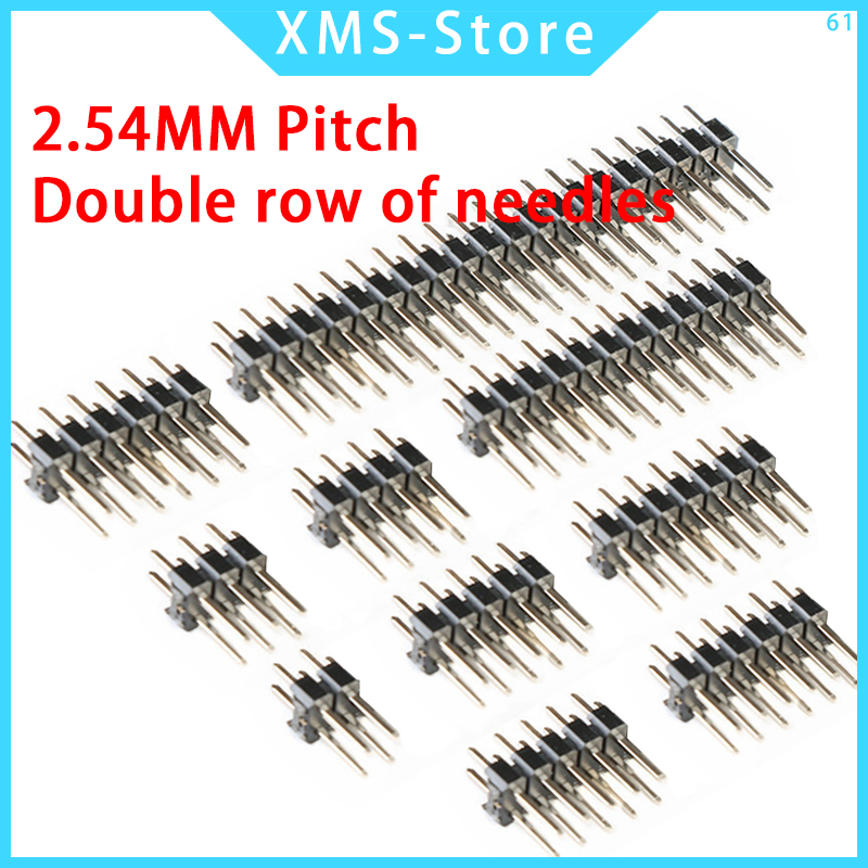 2.54mm double row male PCB boa - Male Female Header Pin ulasan dan harga