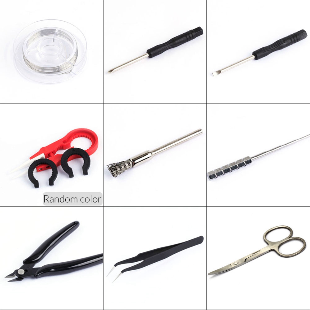 M09K Mini Vape Tool Kit Tweeze - Diy Vape Electronics ulasan dan harga